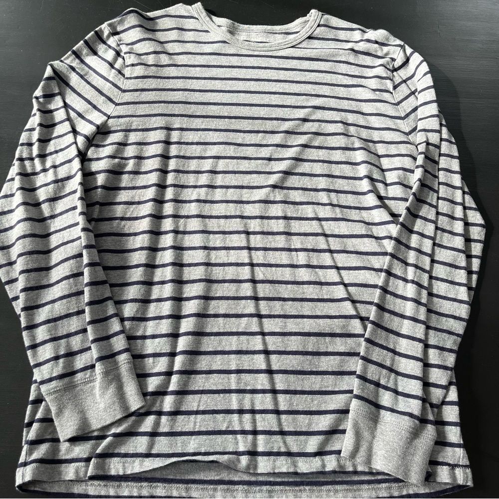 J Crew Long Sleeve Striped Tee